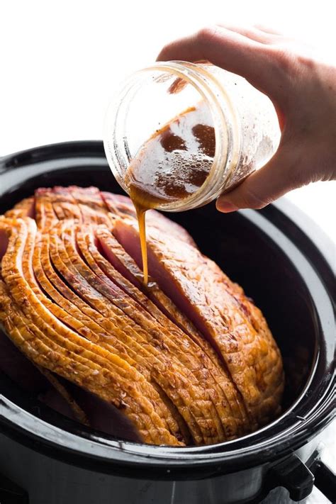 It takes hours to heat the ham through in the slow cooker, and while it does that a wonderful sauce. Crock Pot Ham | Recipe | Crockpot, Crockpot recipes, Spiral ham