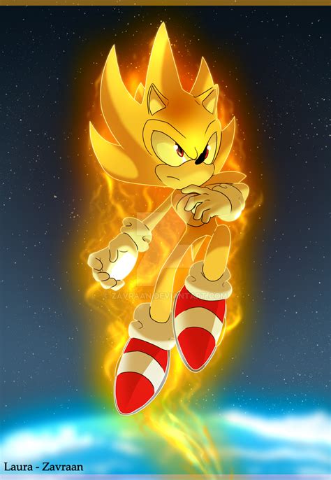 Super Sonic By Zavraan On Deviantart