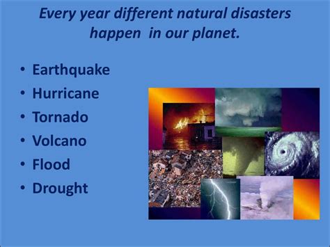 Natural Disasters презентация онлайн