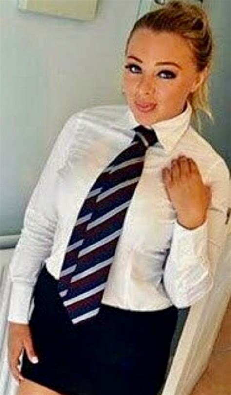 Pin By The Tie Chest On Women In Neckties Women In Tie Girl Suits