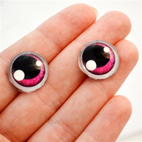 Pink Anime Glass Doll Eyes 6mm To 40mm Kawaii Jewelry Art Etsy