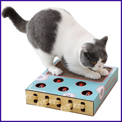 Cat Scratching Board Whack A Mole Cat Toy And 3 In 1 Scratch Pad Made