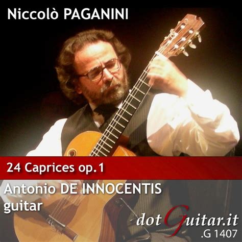 24 Caprices Op 1 Paganini Antonio De Inocentis Flac