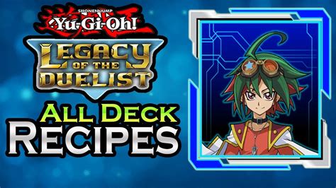 Yuya vs playmaker anime accurate deck. Yu-Gi-Oh! Legacy of the Duelist - All Yuya Sakaki's Deck ...