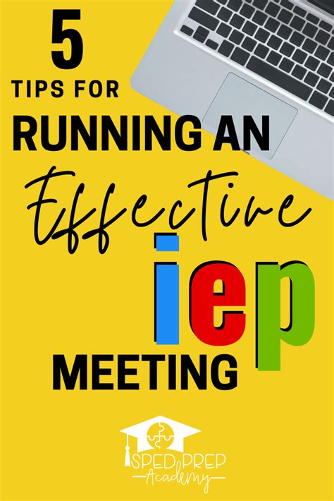 These 5 Tips For Running An Effective Iep Meeting Are A Must Have