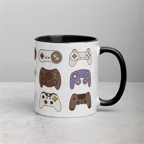 Personalized Video Game Controller Mug Retro Gamer Coffee Mug Etsy