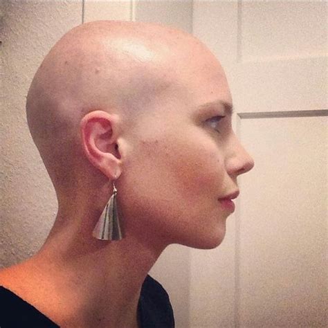 pin by frisuren tipps on pin bald girl bald women bald head women