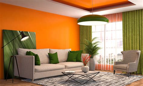 What Curtain Colours Go With Orange Walls Designcafe
