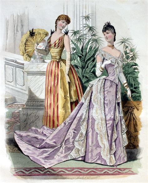 1880s Fashion Vintage Fashion Victorian Era Victorian Dress Gravure