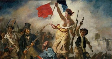 Quadro A liberdade guiando o povo de Eugène Delacroix análise Cultura Genial