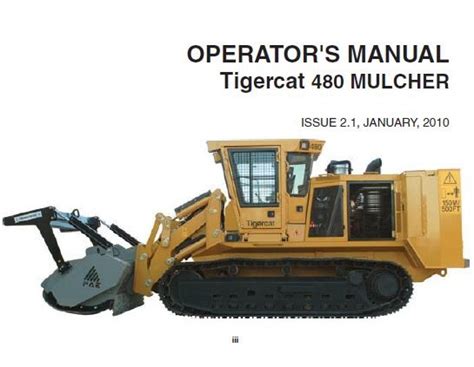 Tigercat Mulcher Operators Manual Service Repair Manuals Pdf