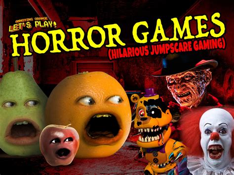 Watch Clip Annoying Orange Lets Play Horror Games Hilarious