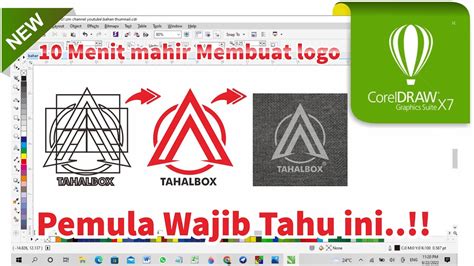 Belajar Membuat Logo Di Corel Draw Bagi Pemula Tutorial Coreldraw Untuk Pemula Coreldraw X