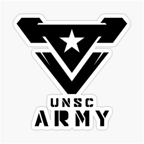 Halo Unsc Army Sticker For Sale By Teethehee Redbubble