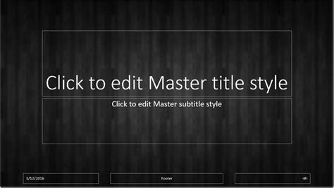 There are plenty of reasons for this: Dark Blurred Background PowerPoint Presentation Template ...