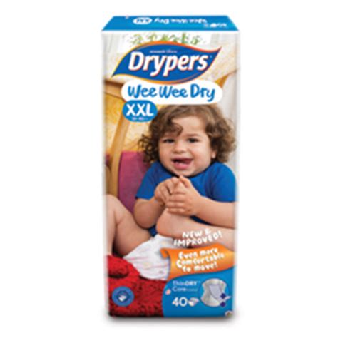 Drypers wee wee dry newborn boleh didapati dalam pek 4, 14, 28 dan 64. Drypers Wee Wee Dry size XXL - Products - Drypers Malaysia