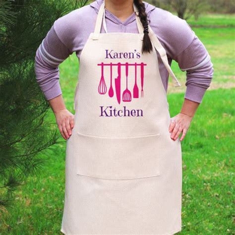 Personalized Kitchen Apron Customized Kitchen T For Her