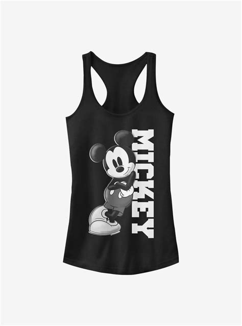 Disney Mickey Mouse Mickey Lean Girls Tank Black Disney Mickey