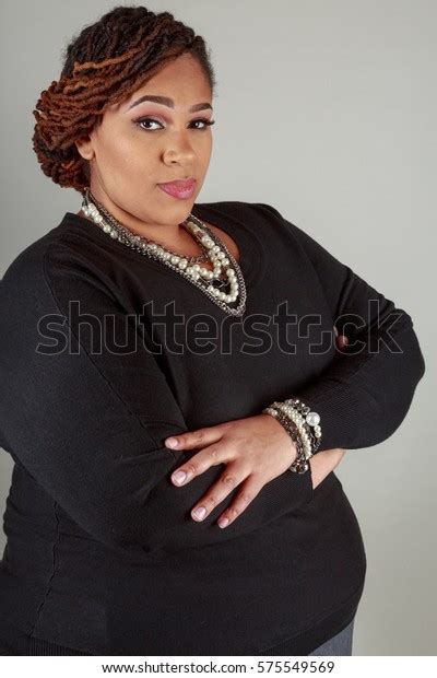 Plus Size Bbw African American Woman Stock Photo Edit Now 575549569