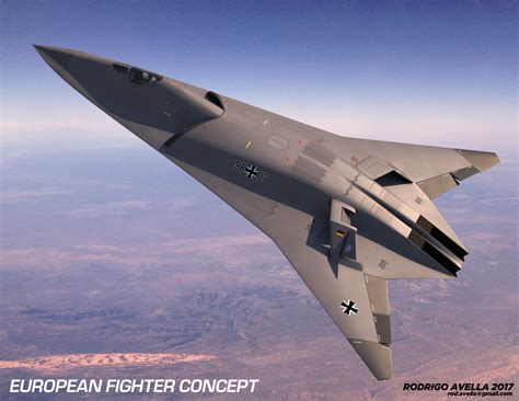 European Sixth Generation Concept Fighter Aircraft Behance