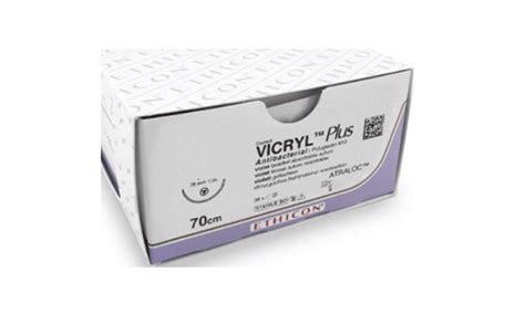 Vicryl Plus Hechtdraad 40 Vcp394h Fs 3 Hechtnaald 70cm Violet Draad