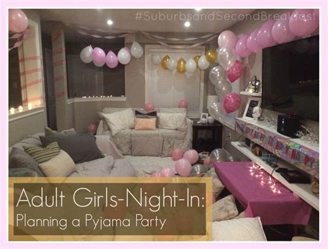 Pajama Party Girls Night Ideas