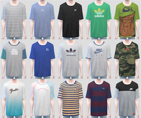 Sims 4 Male Graphic Tees