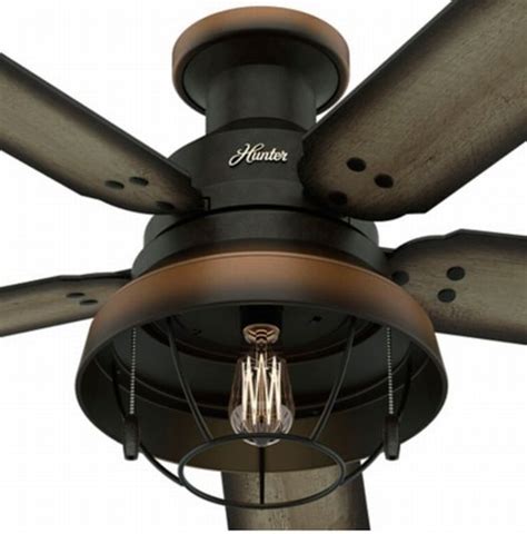 Outdoor fans are generally used on porches and patios or in garages. NEW 52" Hunter Bronze Outdoor Damp Rated Ceiling Fan w ...
