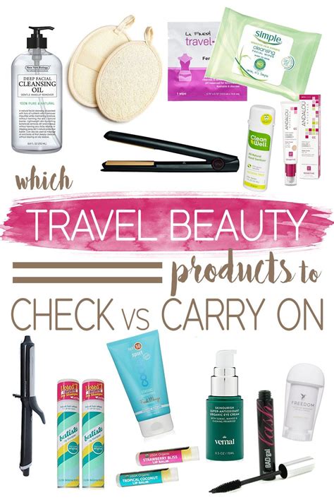 Travel Beauty Products To Check Vs Carry On Restaurants In Paris