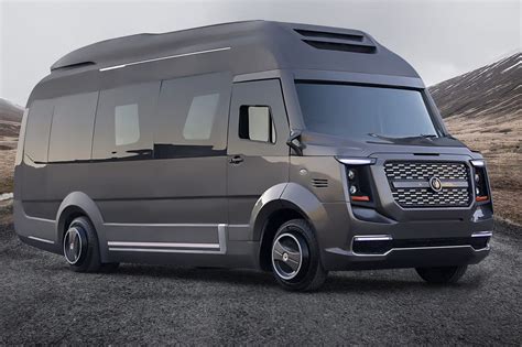 Sleek Rv Expands To Reveal Jet Like Interiors Luxury Rv Rv Campers