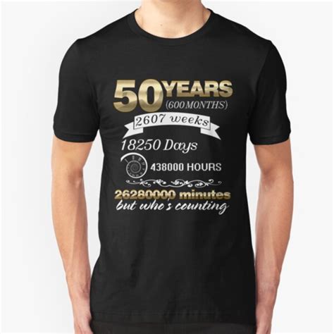 50th wedding anniversary men s t shirts redbubble
