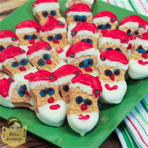 A super cute, easy treat! Nutter Butter Santa Cookies | RecipeLion.com