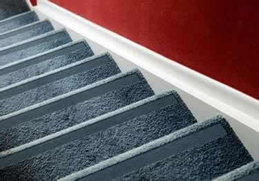 Ensure the existing surface is clean, dry, and free from loose materials, grease, oil, and dust. Carpet Stair No Slip Nosing
