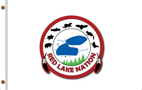 Flags Of Native American Tribes Red Lake Ojibwe Tribe Flags Made In Usa