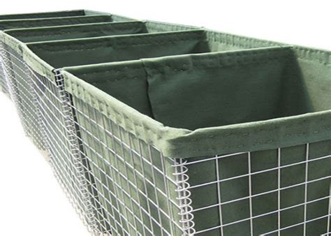 Defensive Military Hesco Barriers 40mm 45mm Easy Install Hesco Gabion