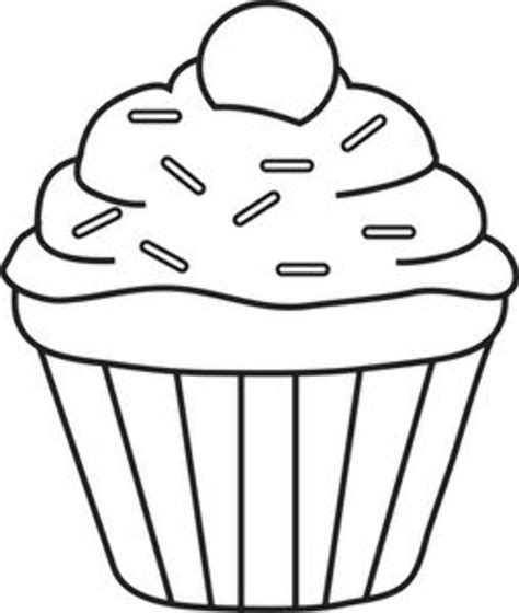 Download High Quality Cupcake Clipart Outline Transparent Png Images