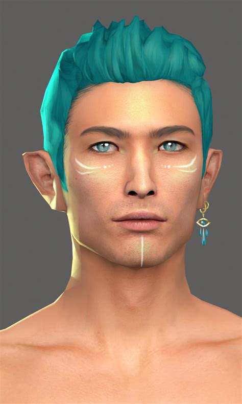 Roland Base Game Compatible Hairstyle For Male Sims All Lods All