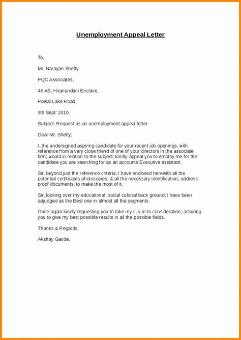 How To Write A Appeal Letter For Unemployment Besttemplates234