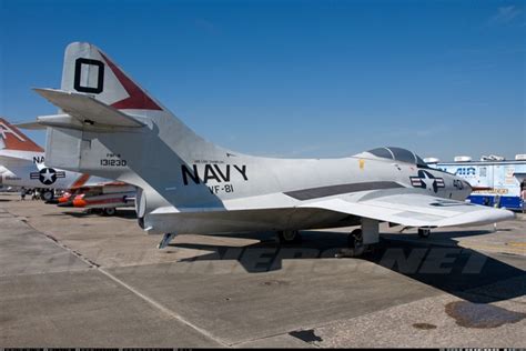Grumman F9f 8 Cougar Usa Navy Aviation Photo 0248275