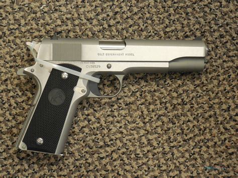 Colt 1911 Stainless Government Mode For Sale At