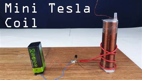 Mini Tesla Coil 9 Volts How To Make Diy Youtube