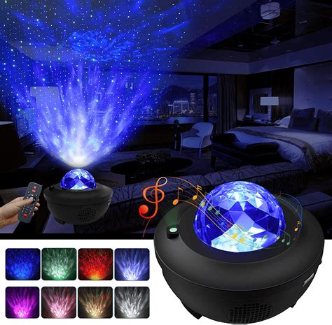 Night Light Projector 3 In 1 Galaxy Projector Star Projector Wled