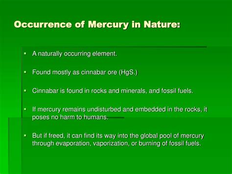Ppt Mercury Pollution Powerpoint Presentation Free Download Id5433393