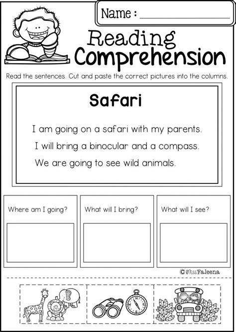 Reading comprehension worksheets for grade 1. Image result for reading comprehension exercises for ...