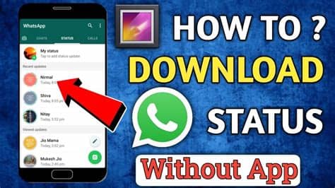 Android(no need to install any app) download history of online in csv format. How to Save Whatsapp Status Videos Without any App ...