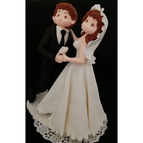 Personalized Wedding Cake Topper Bride Groom Cake Bride Groom Dancing Topper Groom In Black