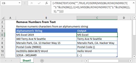 Remove Text In Excel Only Keep Numbers