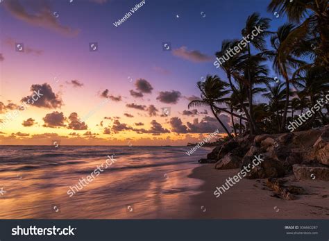 Landscape Paradise Tropical Island Beach Sunrise Stock Photo Edit Now