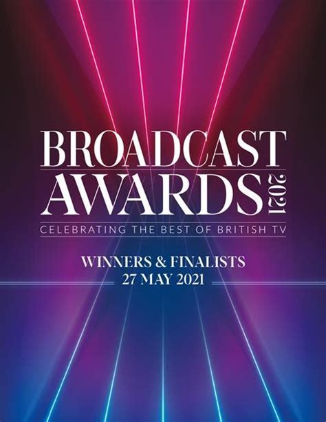 Broadcast Awards 2021 Digital Editions Broadcast