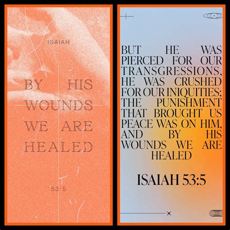 Isaiah 53 5 Wounds Crushes Jesus Healing Bring It On Peace Sobriety